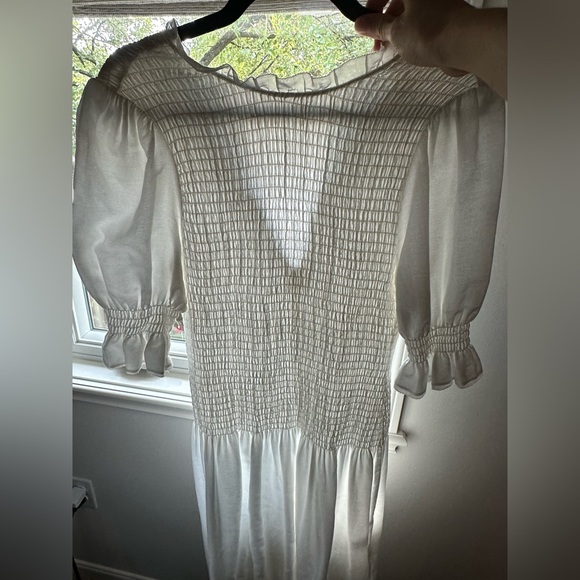 Sir the label long white dress with slit. Size 3 (large) - Picture 2 of 6